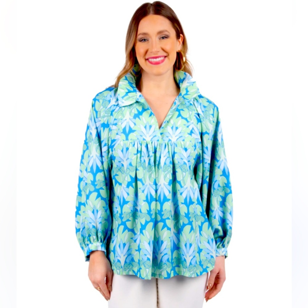 BNWT Emily McCarthy Stella top in Lily pad - sold out